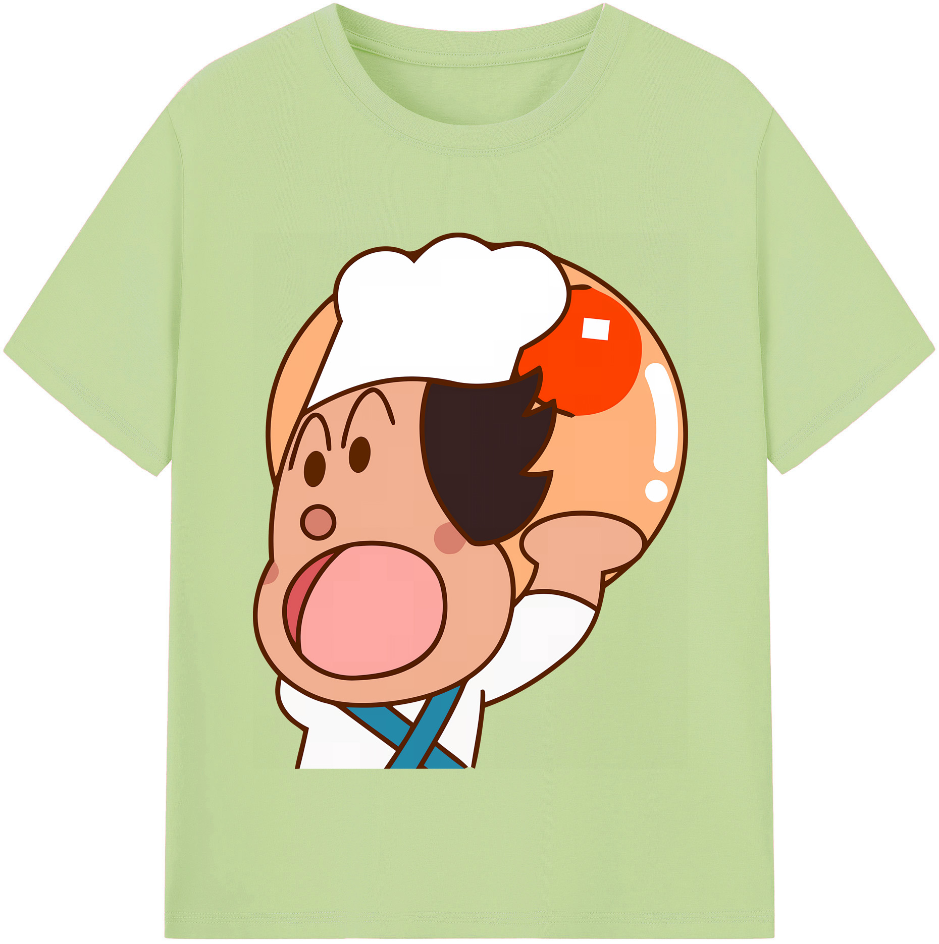 （画像用） アンパンマン Anpanman 綿100％半袖Tシャツ（フロントプリント）